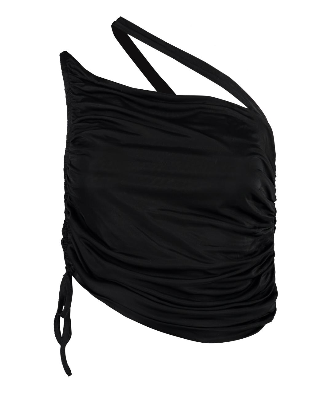 ANDREADAMO Черная вискозная майка, фото 1