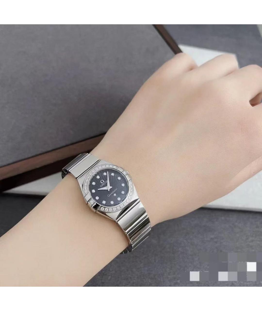 OMEGA Серебряные часы, фото 5