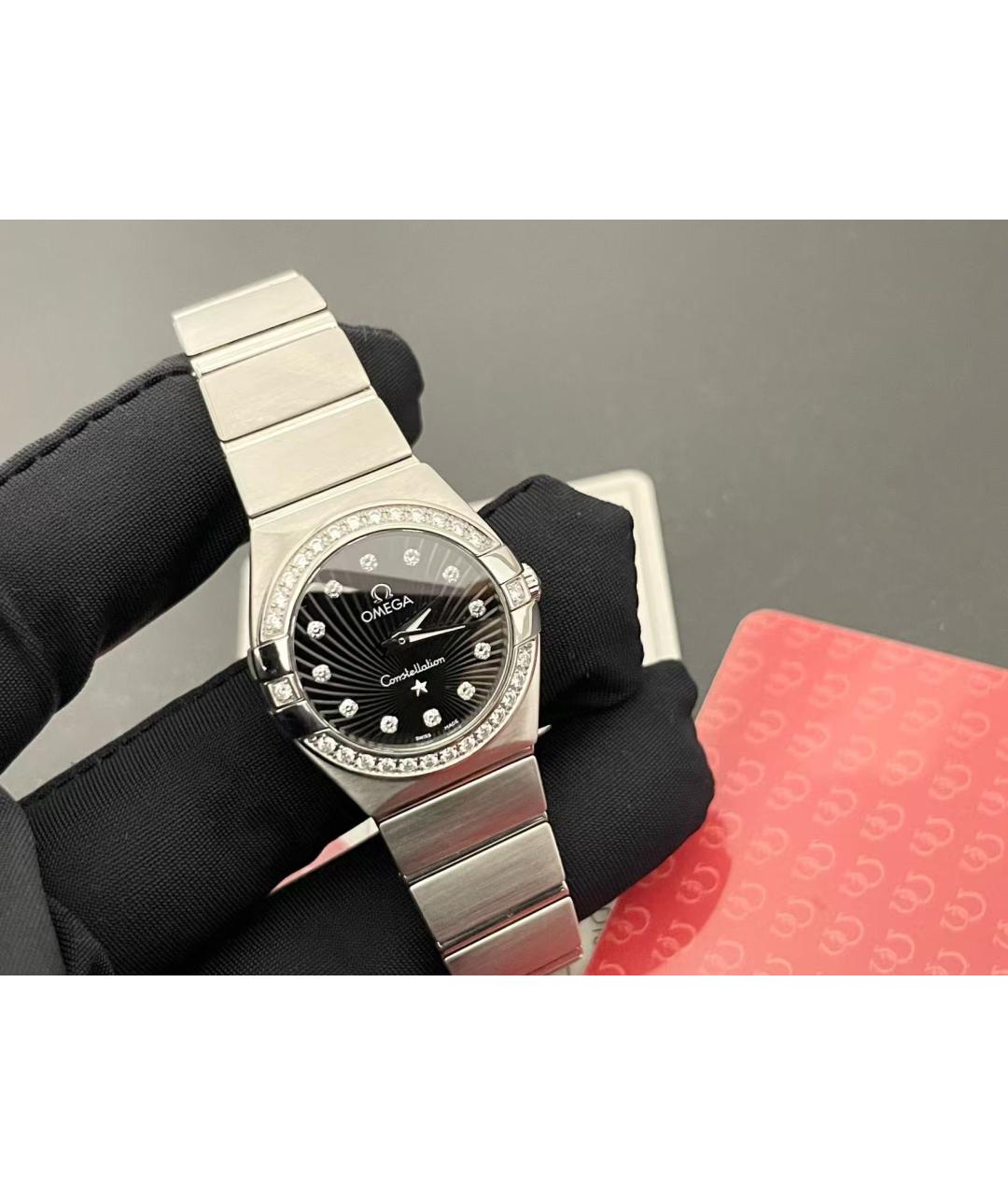 OMEGA Серебряные часы, фото 4