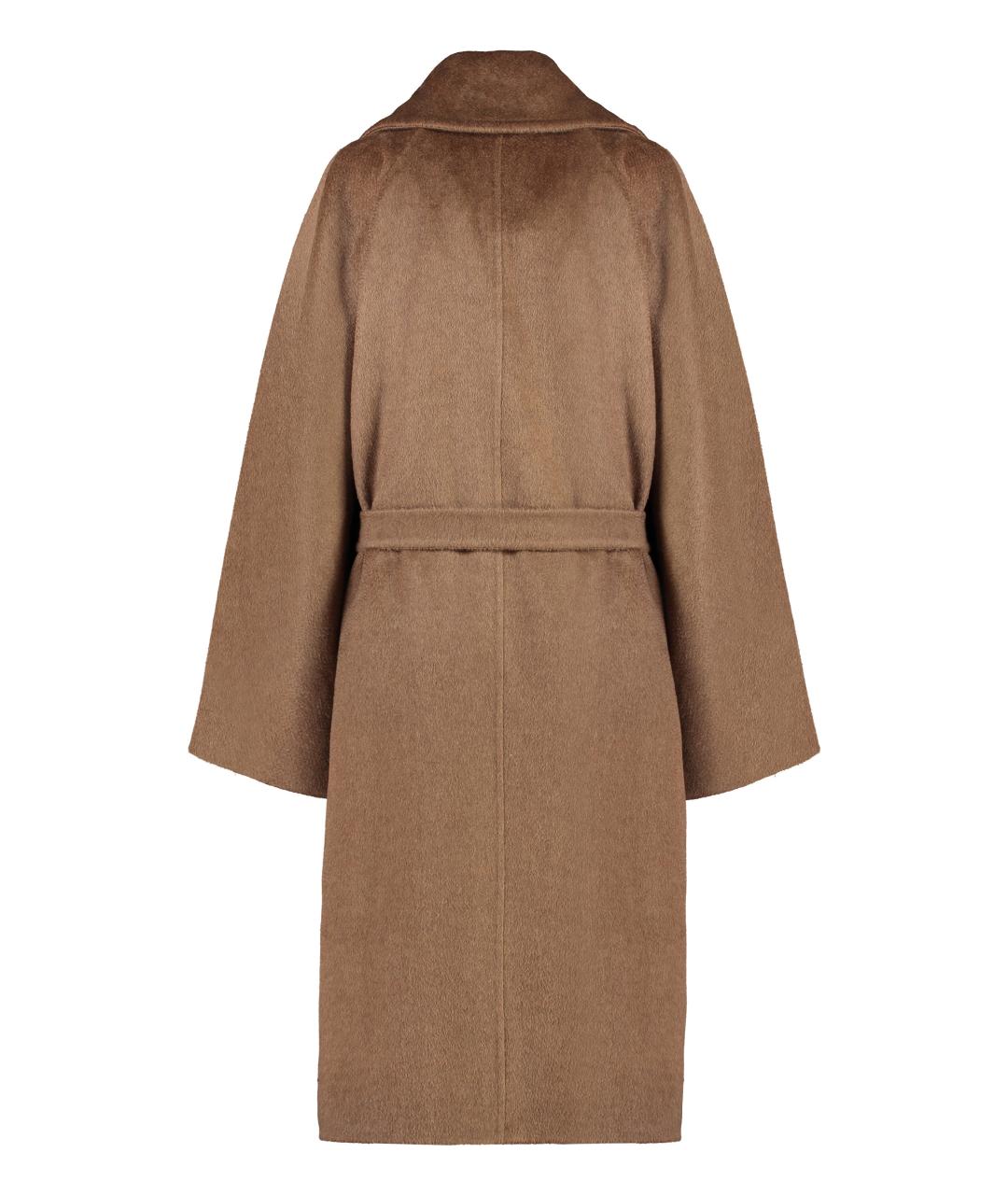 MAX MARA Коричневое кашемировое пальто, фото 2
