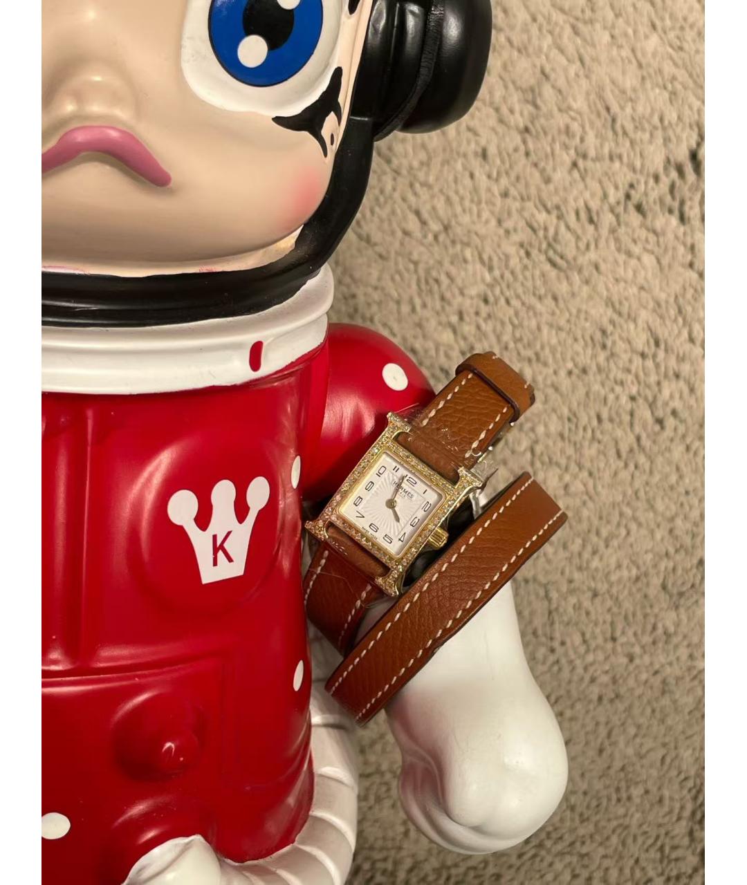 HERMES Коричневые часы, фото 2