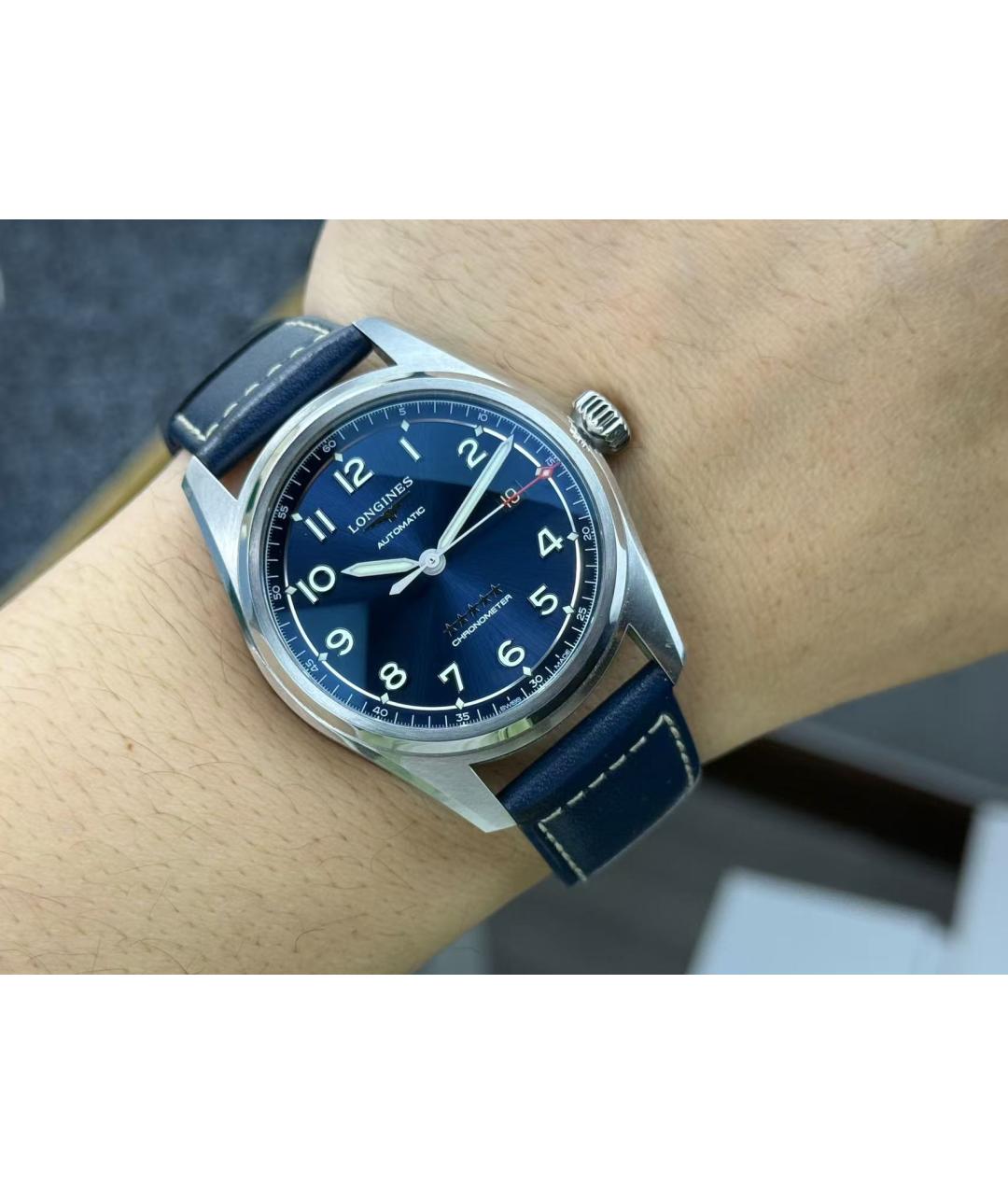 LONGINES Серебряные часы, фото 4