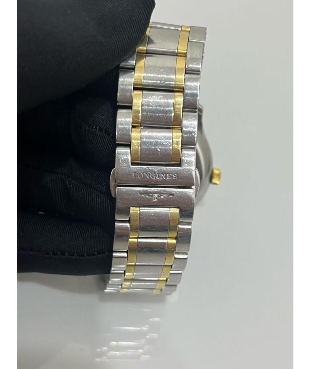 LONGINES Серебряные жемчужные часы, фото 4