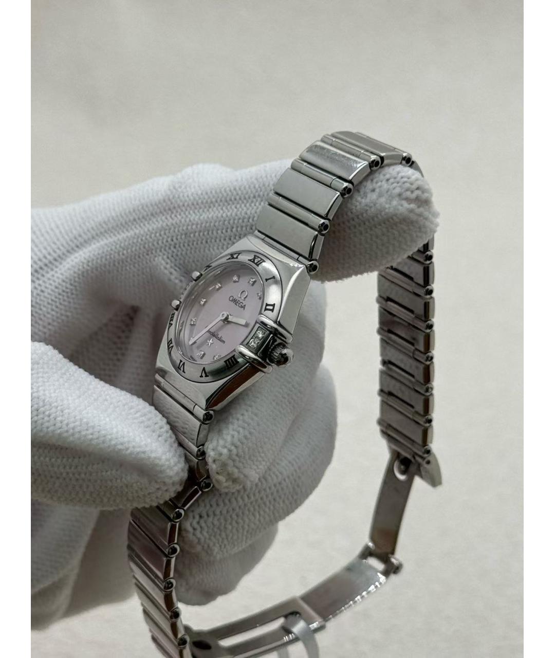 OMEGA Серебряные часы, фото 4