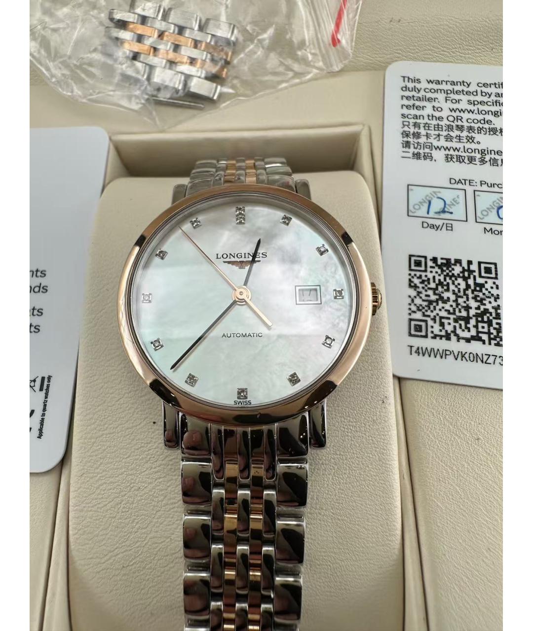 LONGINES Серебряные часы, фото 2
