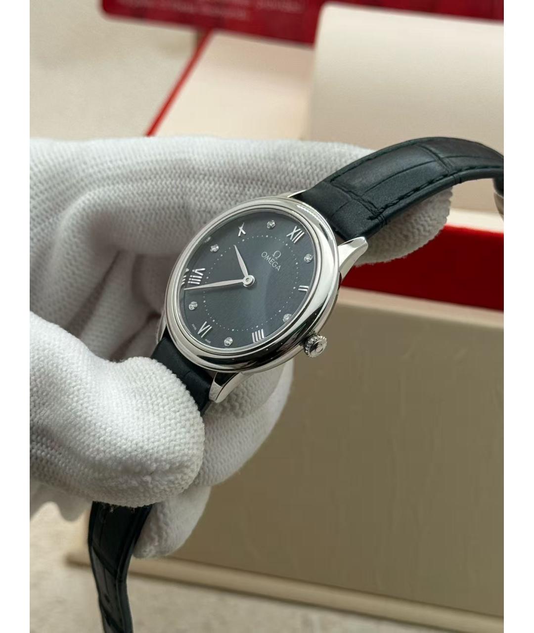 OMEGA Серебряные часы, фото 4