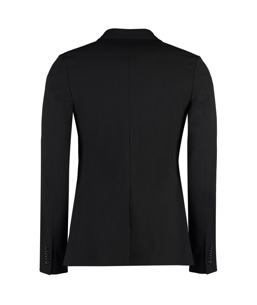 DOLCE&GABBANA Черный хлопковый пиджак, фото 2