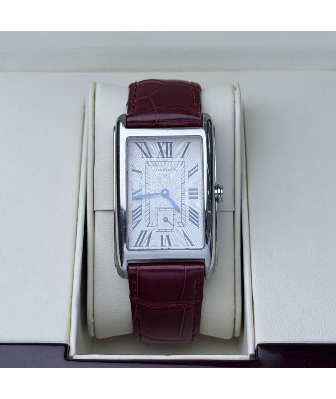 LONGINES Красные часы, фото 2