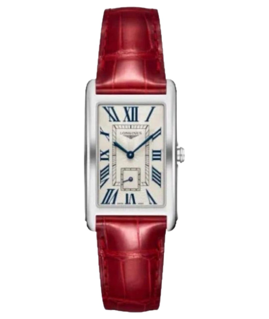 LONGINES Красные часы, фото 1