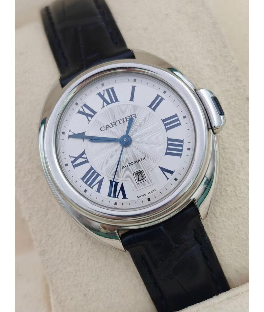 CARTIER Белые часы, фото 4