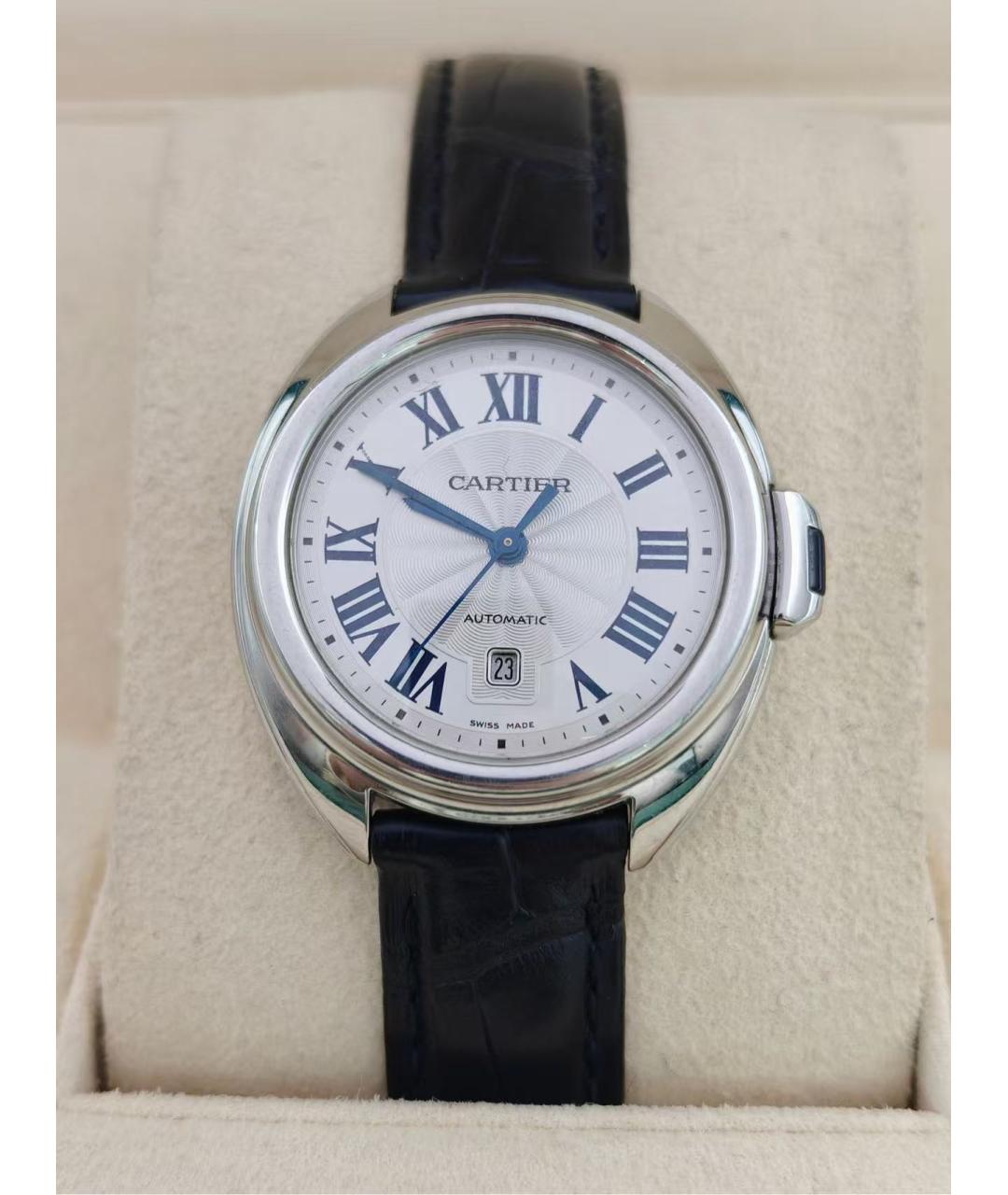 CARTIER Белые часы, фото 2