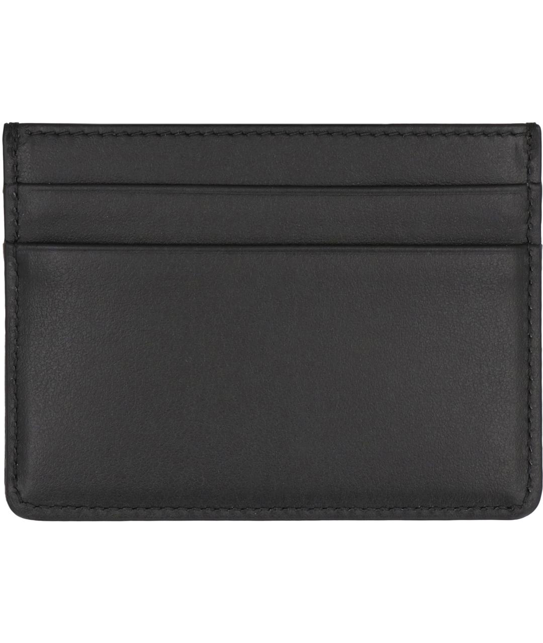 DOLCE&GABBANA Черный кожаный кардхолдер, фото 2