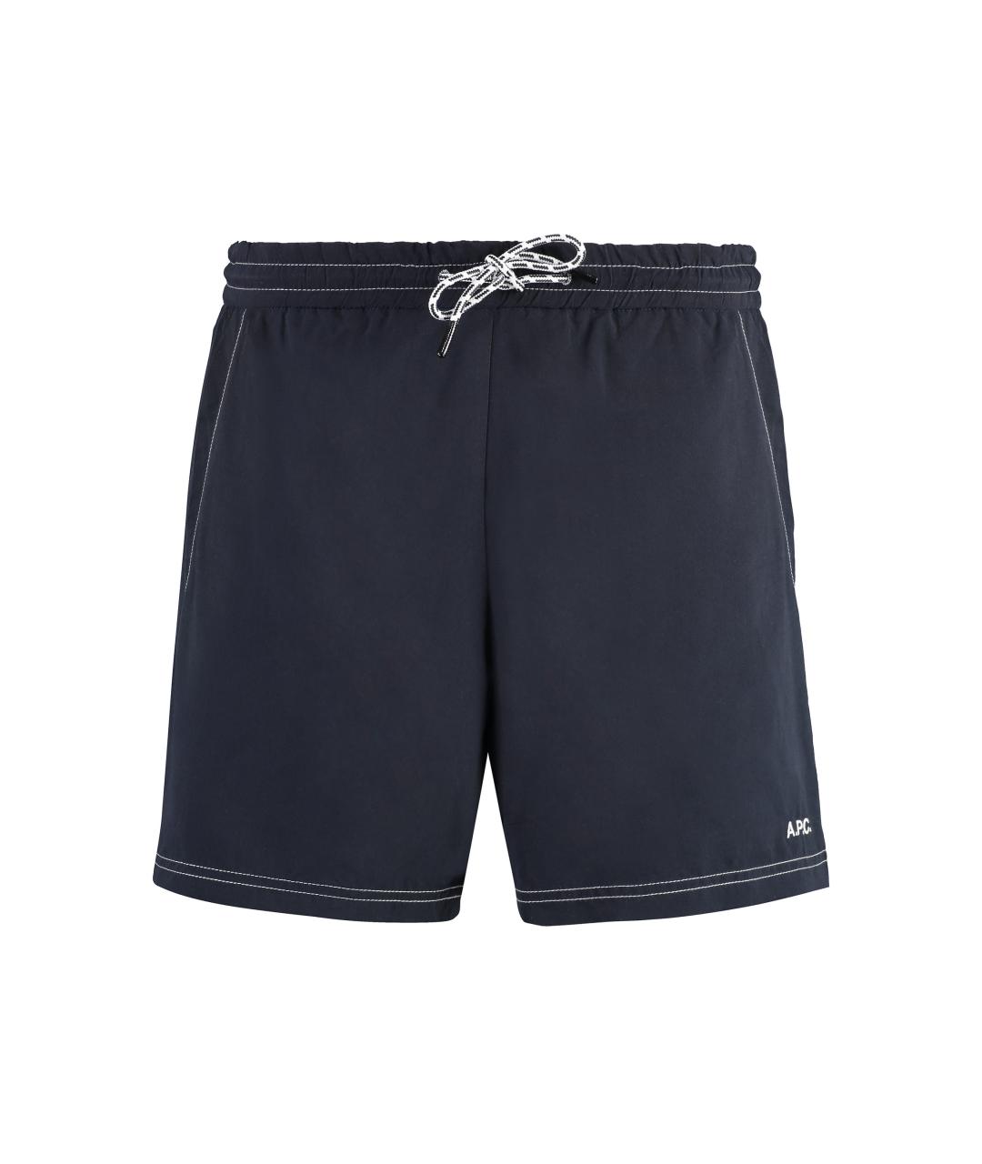 A.P.C. Синие полиэстеровые плавки, фото 1