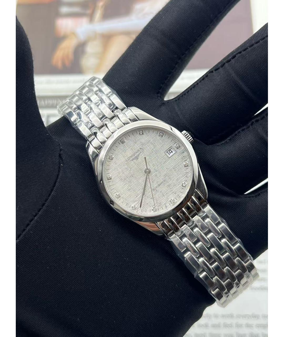 LONGINES Серебряные часы, фото 6