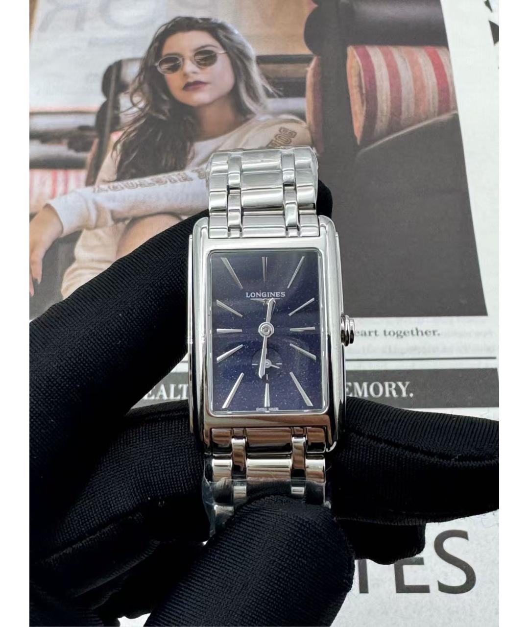 LONGINES Серебряные часы, фото 2