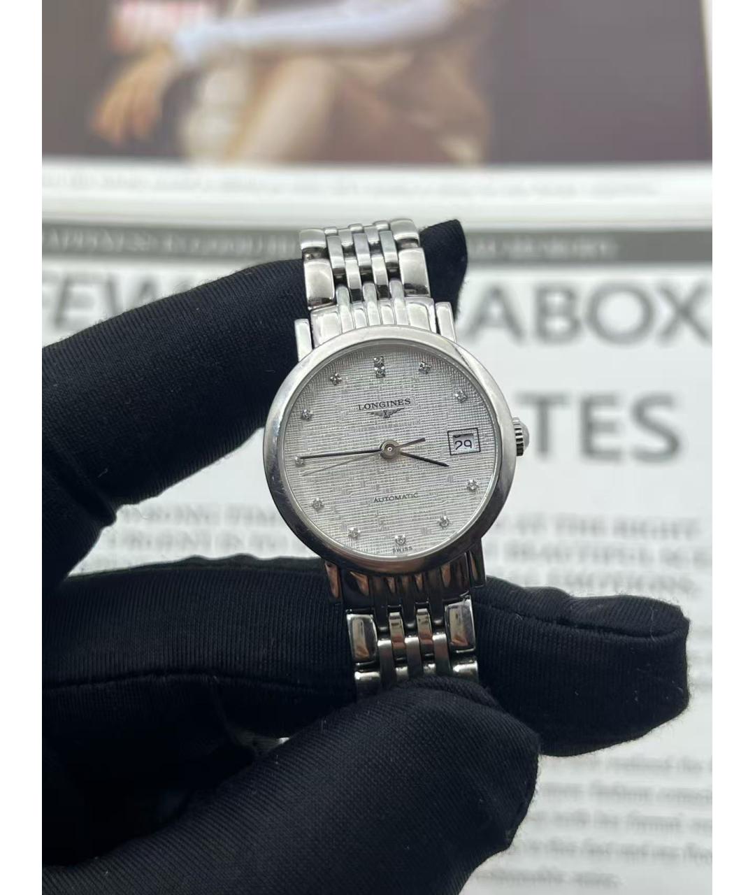 LONGINES Серебряные часы, фото 3