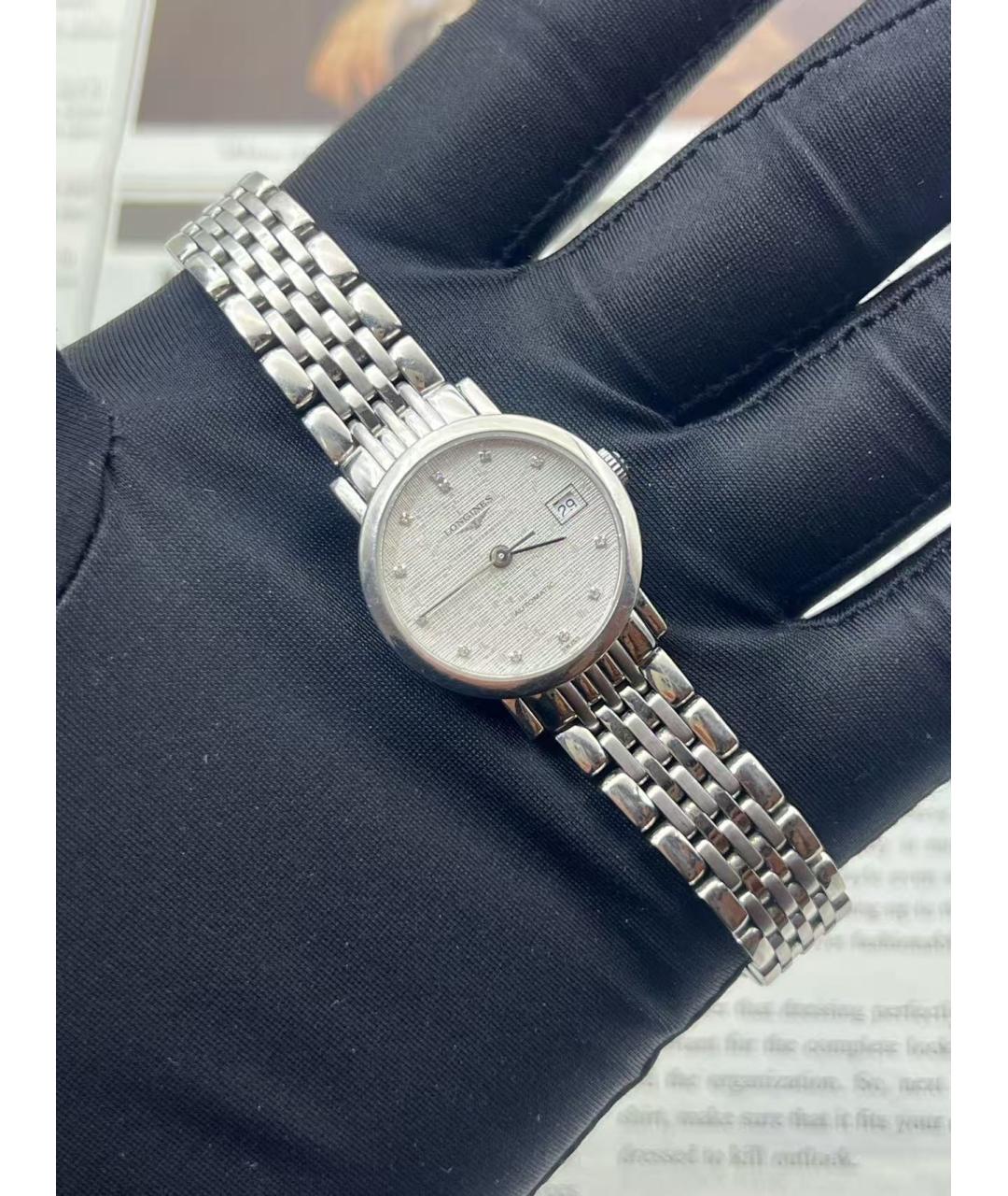 LONGINES Серебряные часы, фото 5