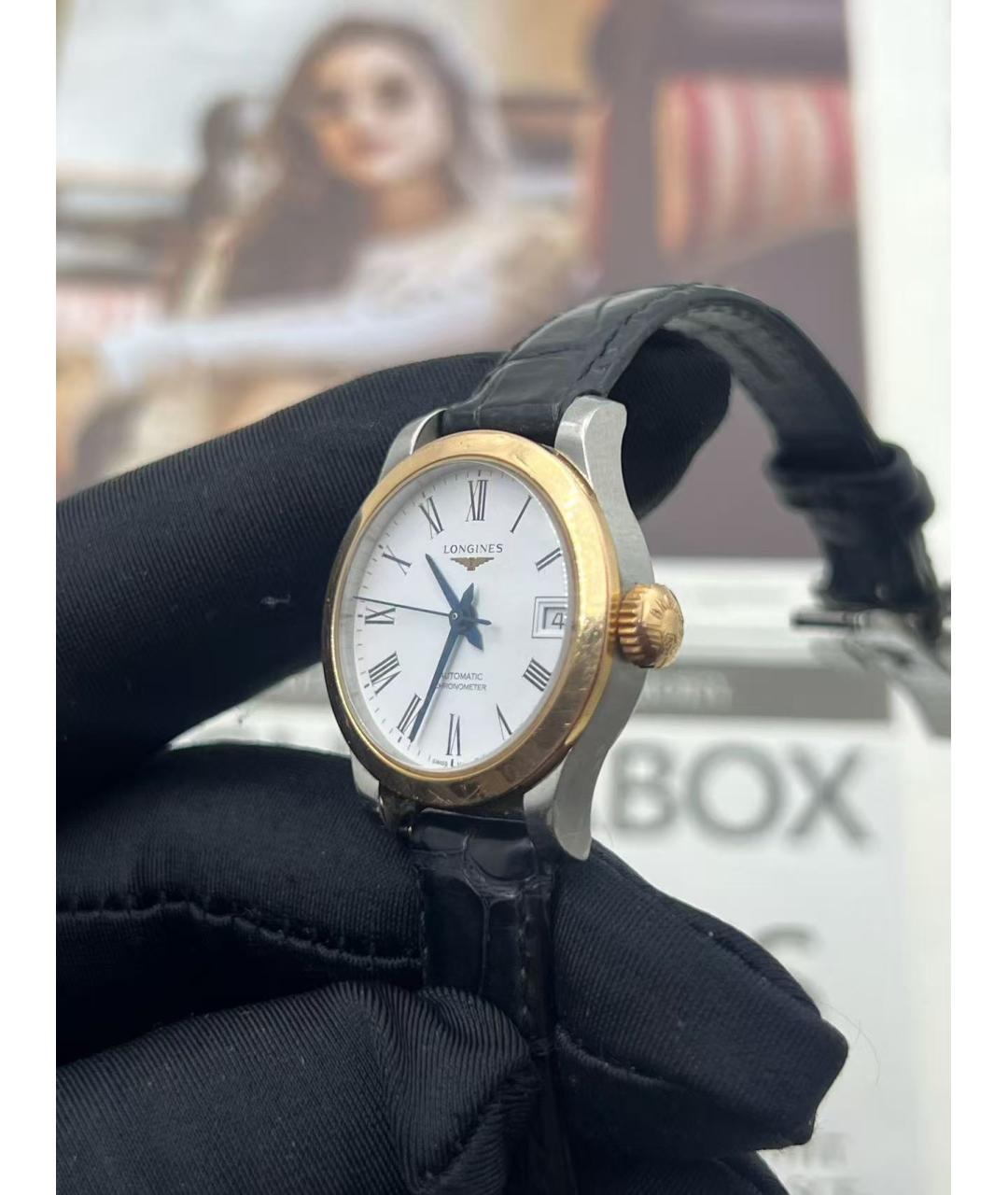 LONGINES Серебряные часы из розового золота, фото 4