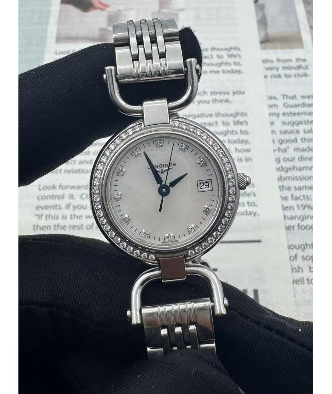 LONGINES Серебряные часы, фото 2