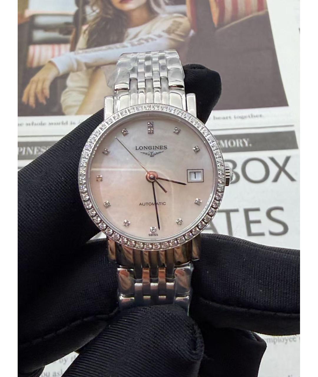 LONGINES Серебряные часы, фото 2