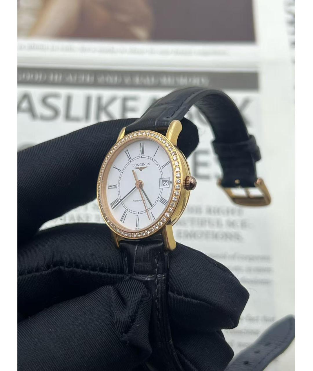 LONGINES Золотые часы из розового золота, фото 5