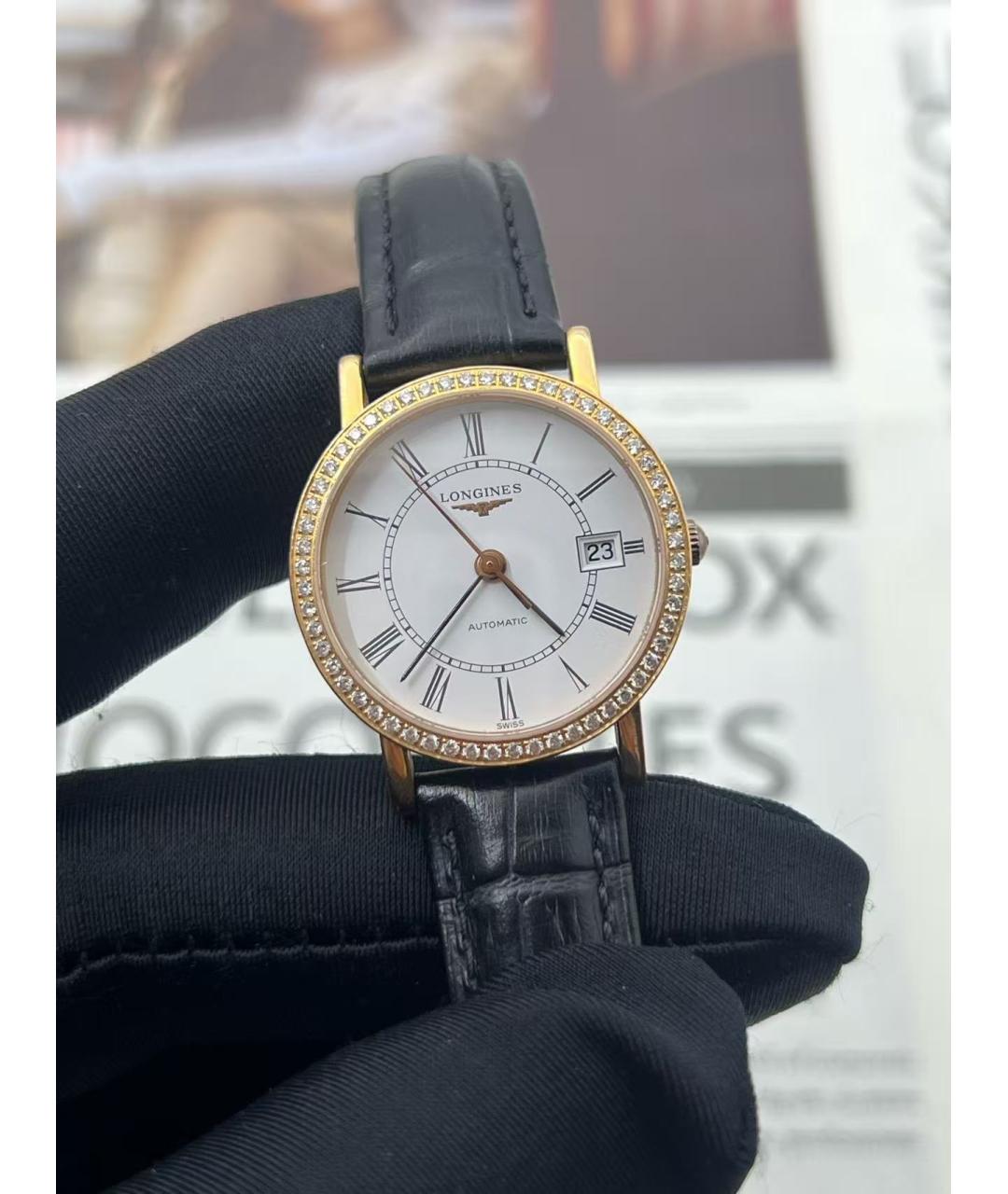 LONGINES Золотые часы из розового золота, фото 2