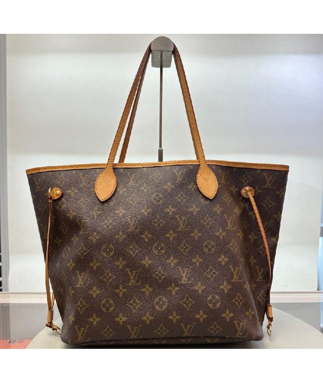 LOUIS VUITTON Коричневая сумка тоут, фото 4