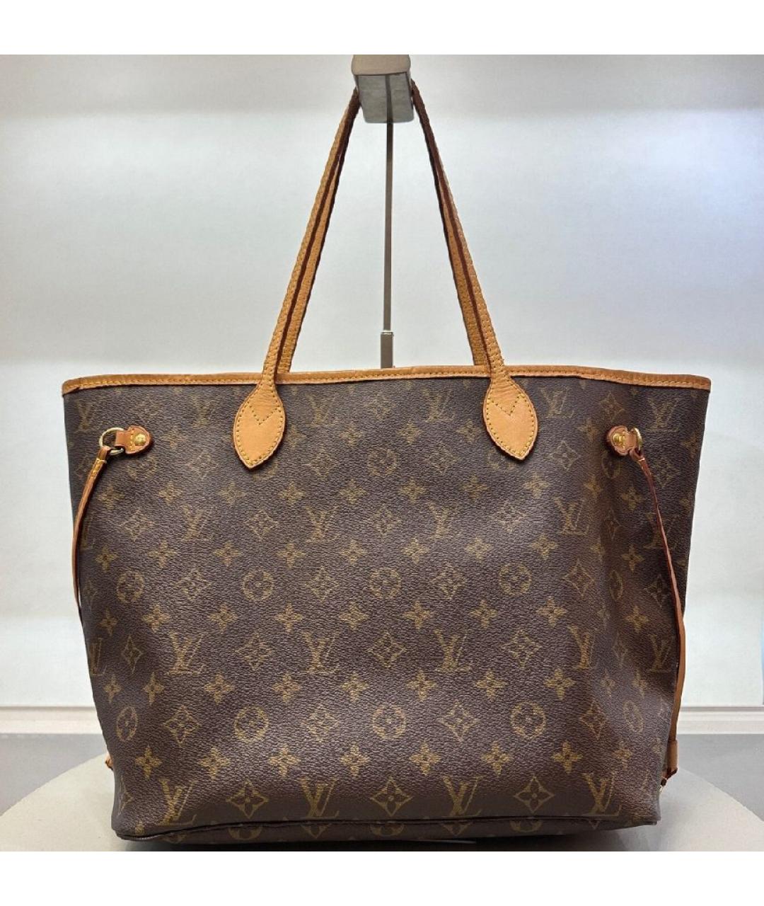 LOUIS VUITTON Коричневая сумка тоут, фото 3