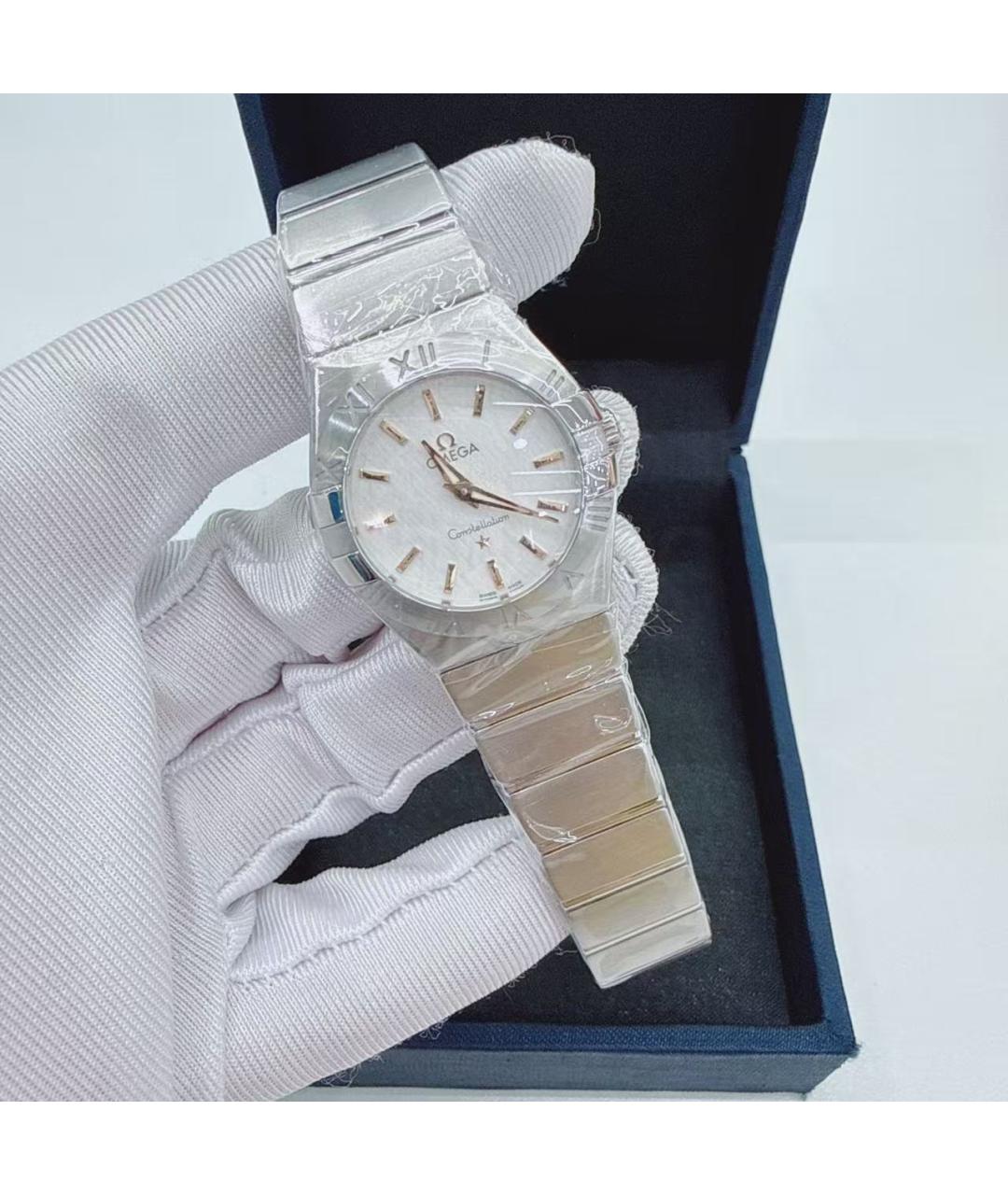 OMEGA Серебряные часы, фото 3