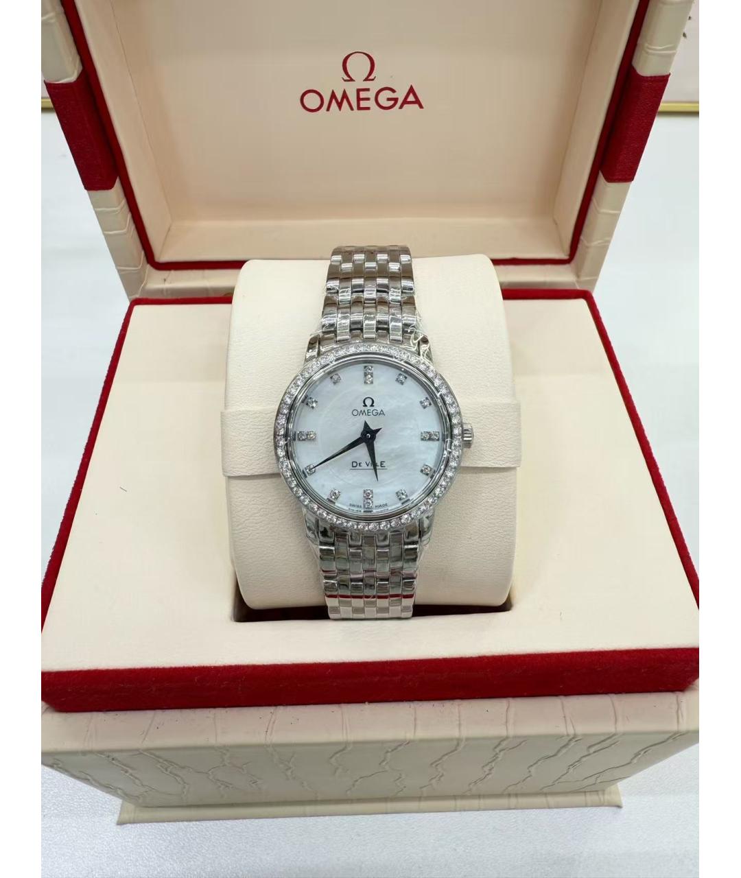 OMEGA Серебряные часы, фото 2