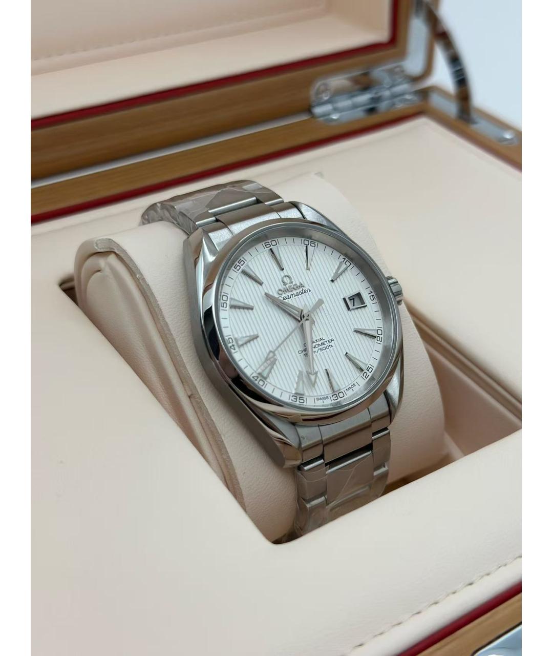 OMEGA Серебряные часы, фото 5