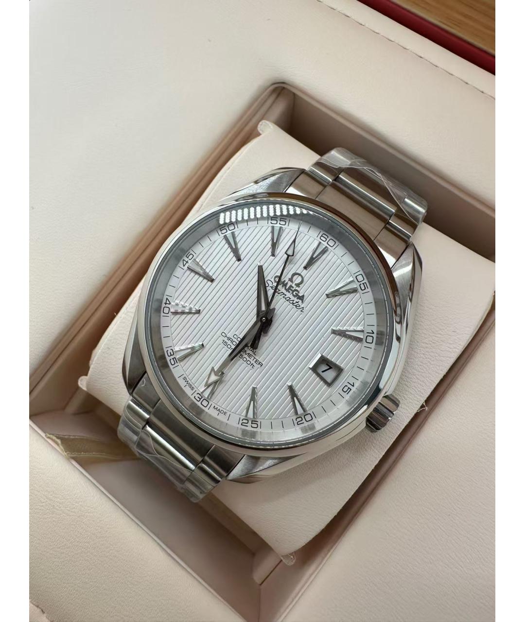 OMEGA Серебряные часы, фото 4