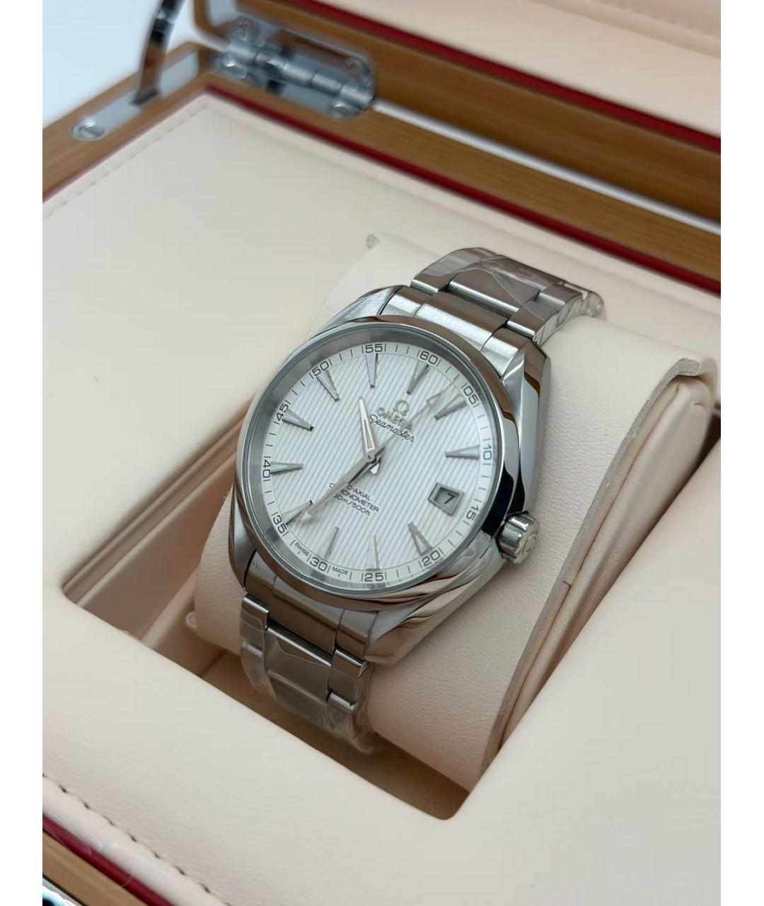 OMEGA Серебряные часы, фото 6