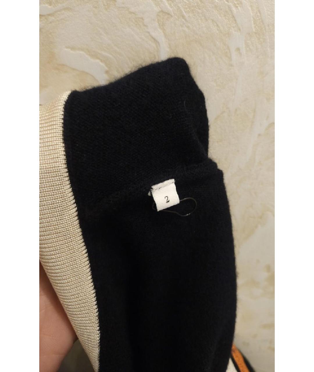 SANDRO Черный шерстяной джемпер / свитер, фото 4