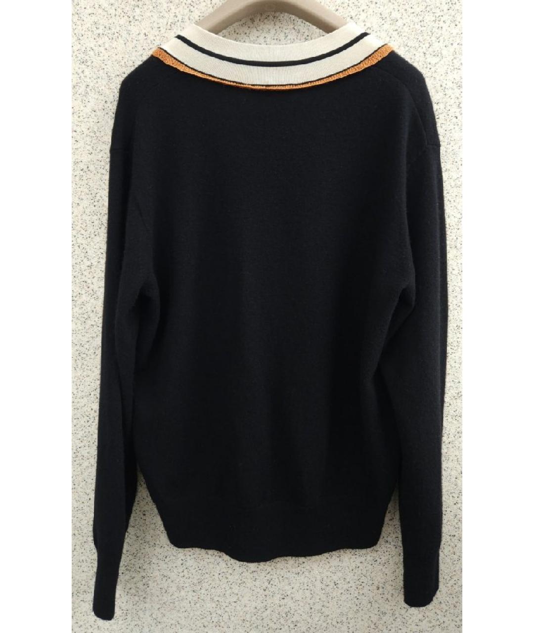 SANDRO Черный шерстяной джемпер / свитер, фото 3