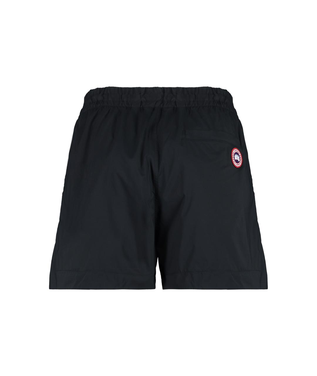 CANADA GOOSE Черные полиамидовые шорты, фото 2