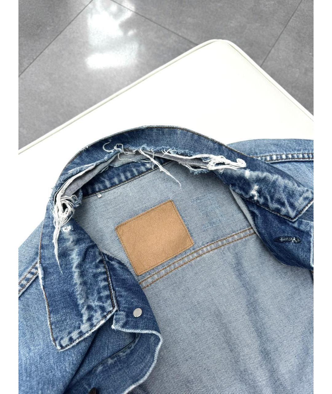 BALENCIAGA Голубая деним куртка, фото 7