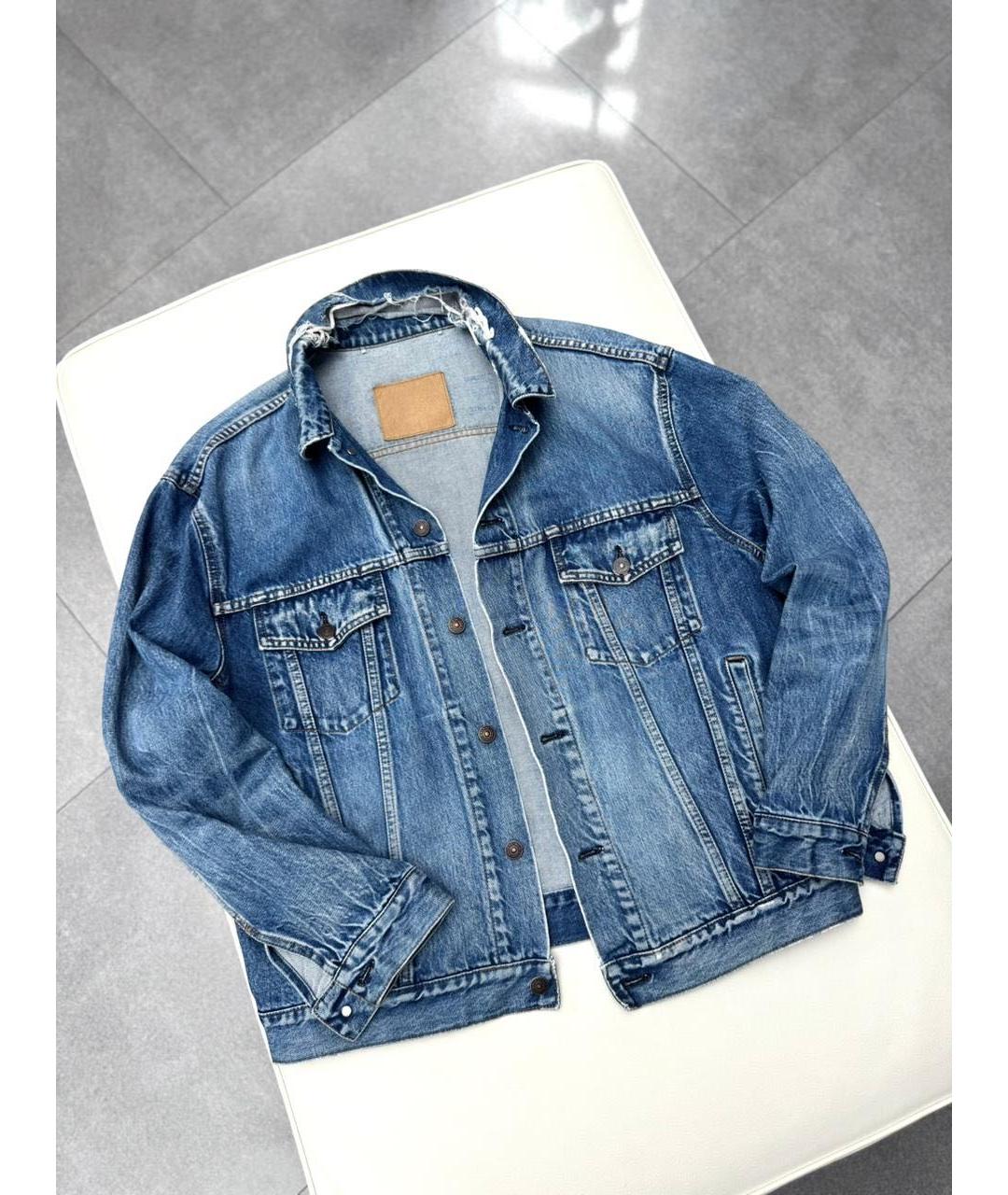 BALENCIAGA Голубая деним куртка, фото 9