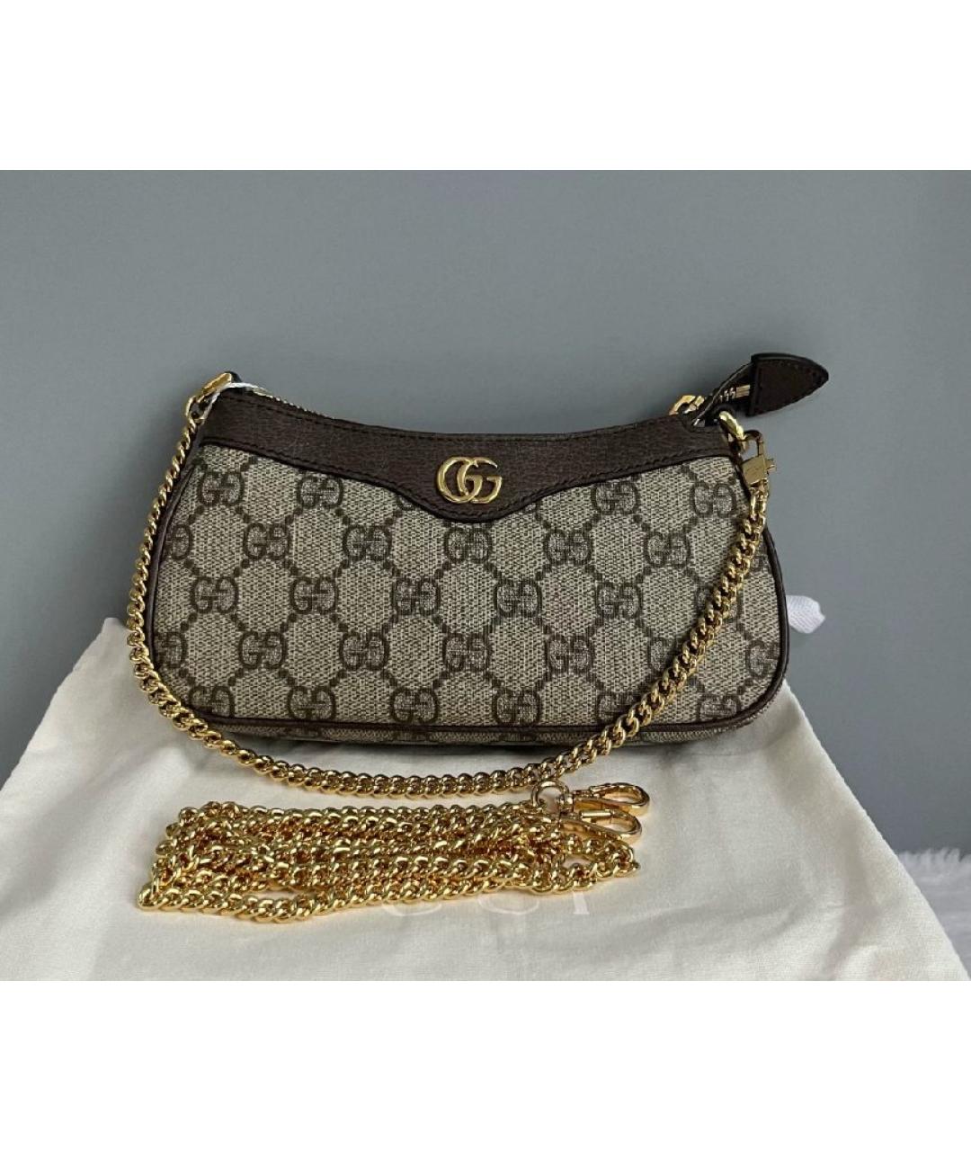 GUCCI Бежевая сумка через плечо, фото 4