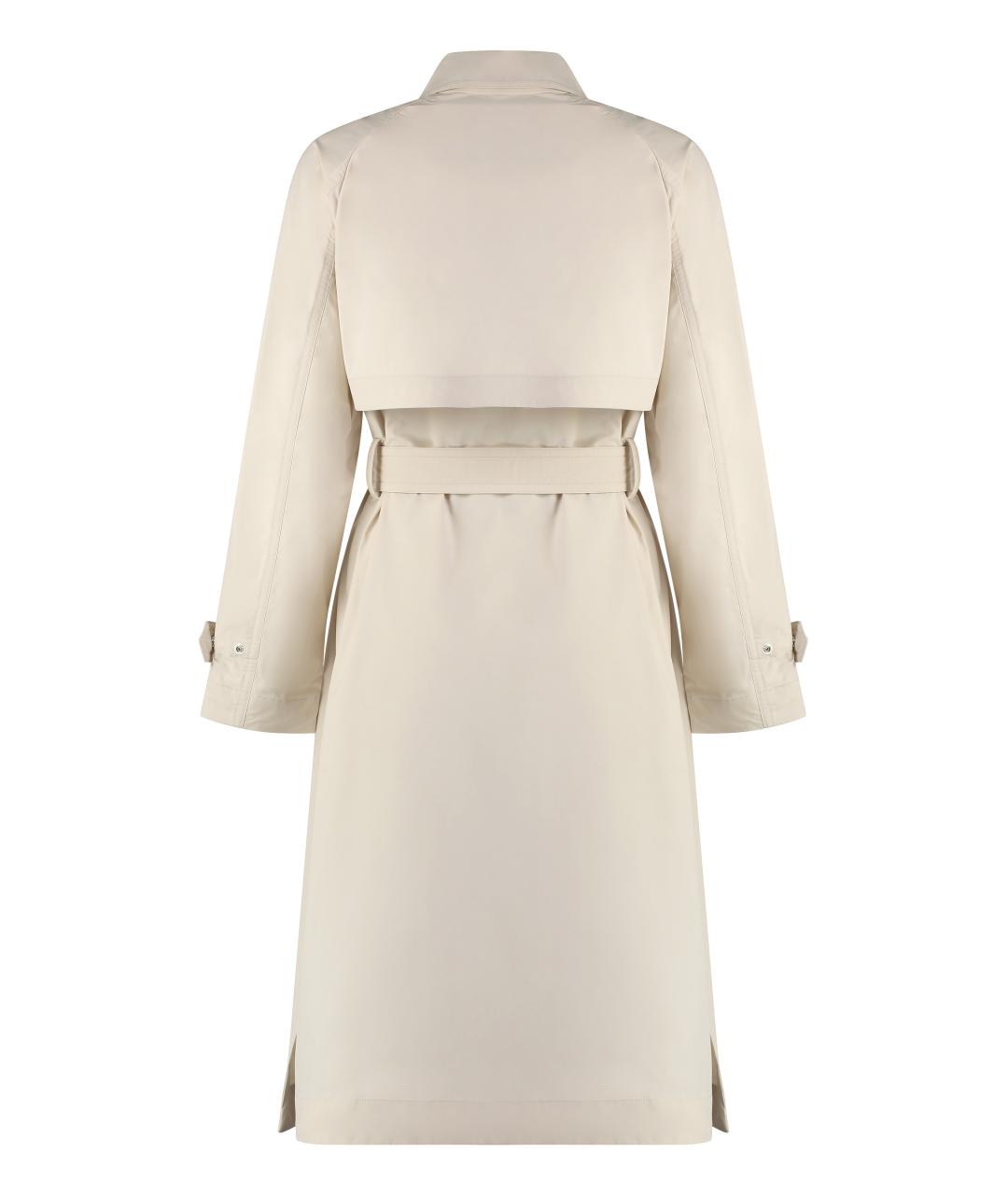 WOOLRICH Бежевый полиэстеровый тренч/плащ, фото 2