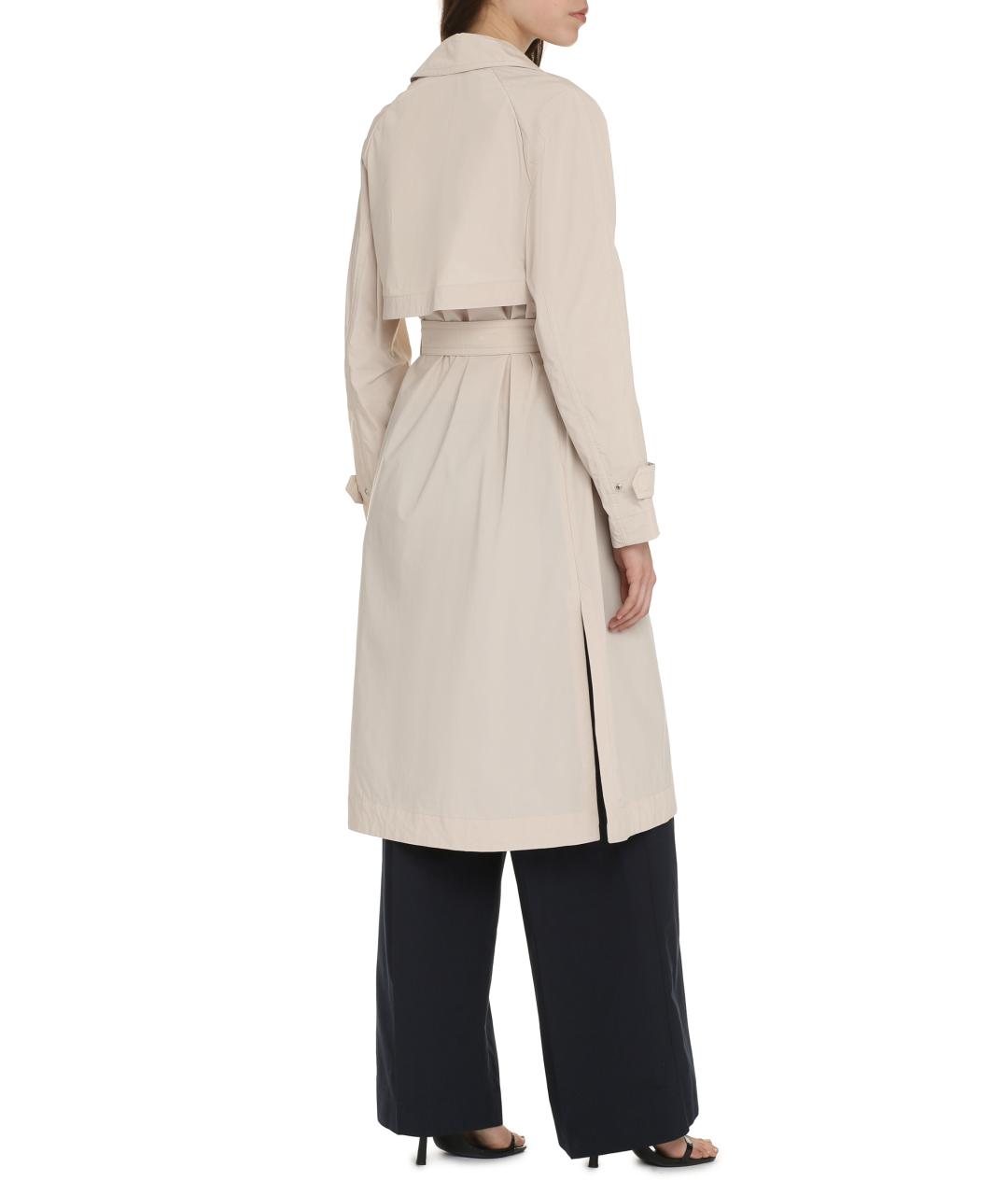 WOOLRICH Бежевый полиэстеровый тренч/плащ, фото 4