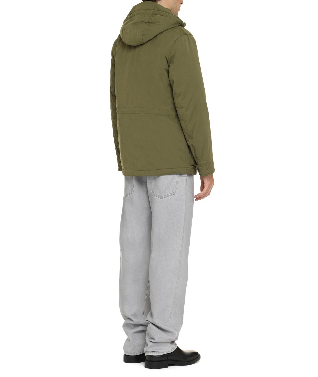 WOOLRICH Зеленая хлопковая парка, фото 4