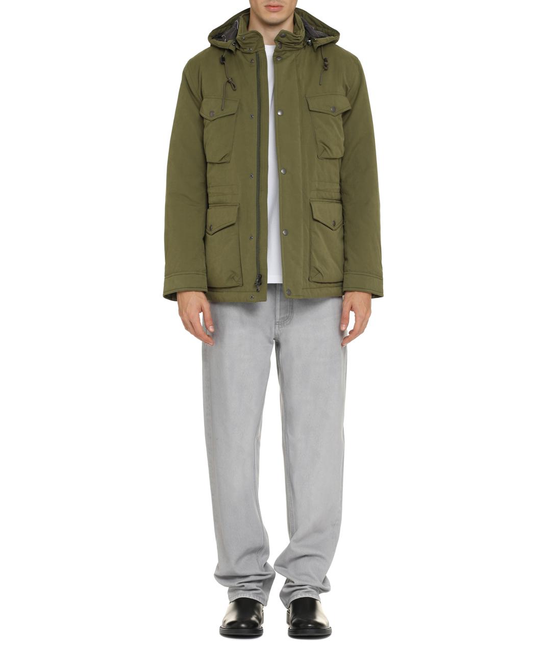 WOOLRICH Зеленая хлопковая парка, фото 3