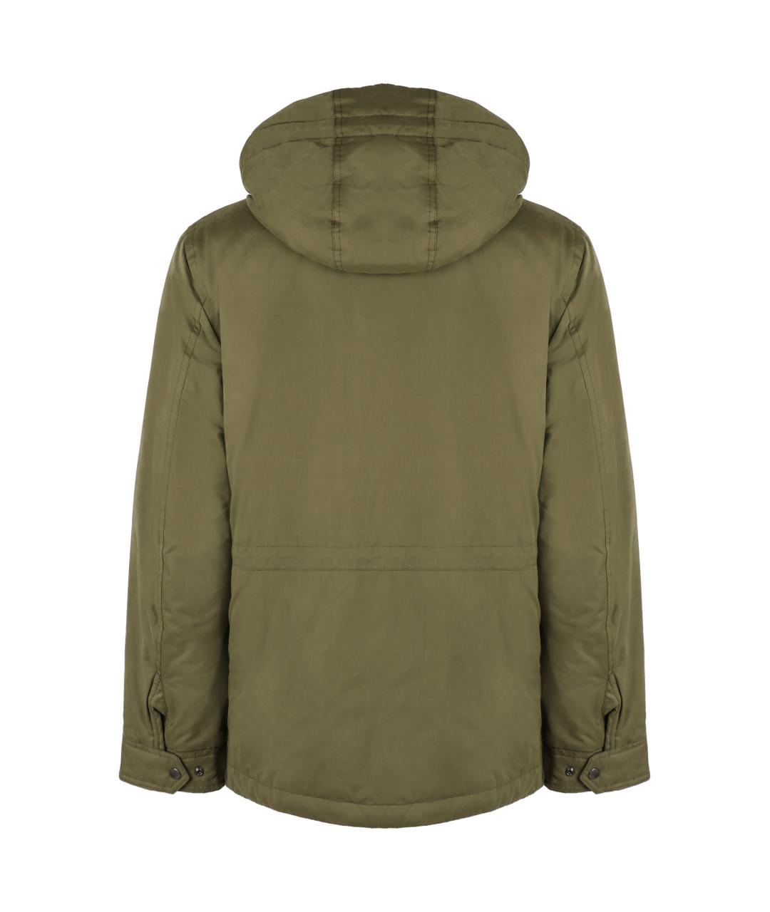 WOOLRICH Зеленая хлопковая парка, фото 2