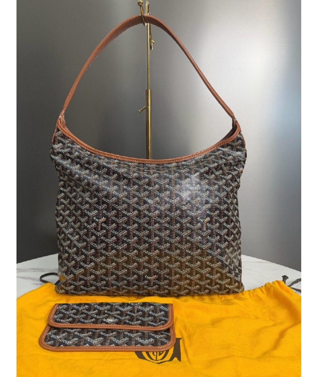GOYARD Коричневая сумка через плечо, фото 4