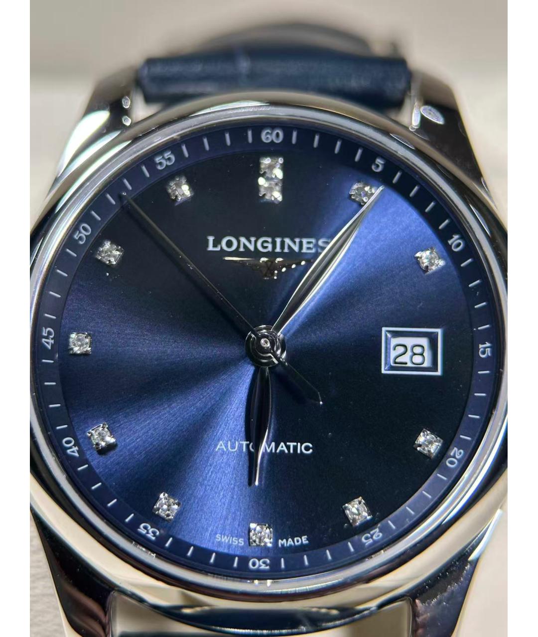 LONGINES Синие часы, фото 3