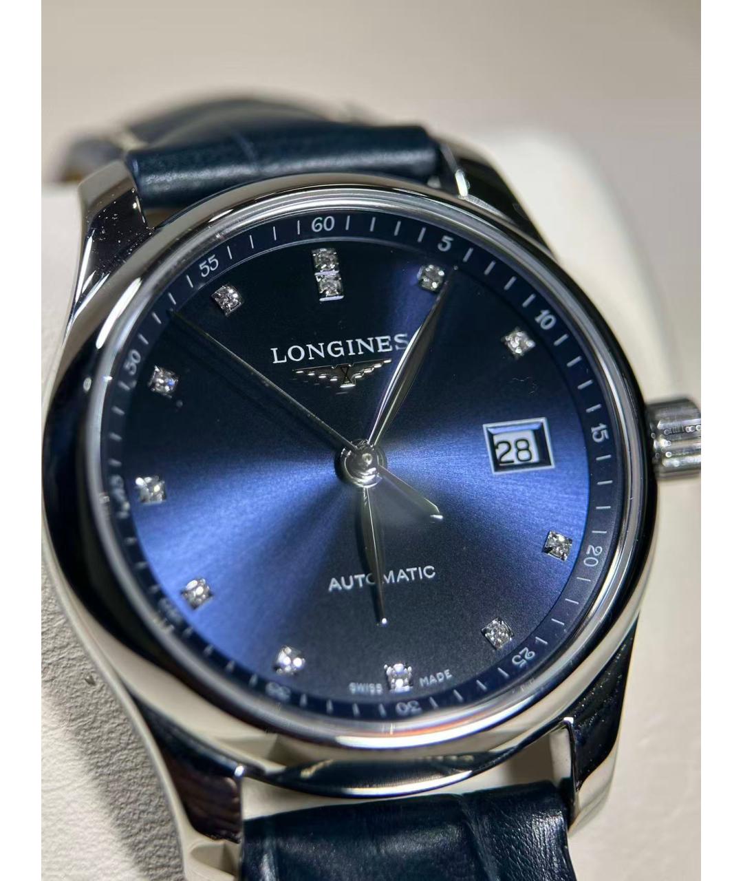 LONGINES Синие часы, фото 2