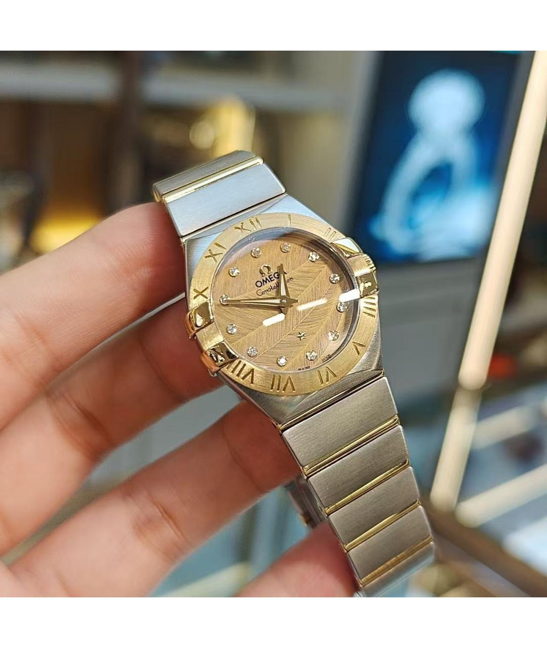 OMEGA Серебряные часы, фото 2