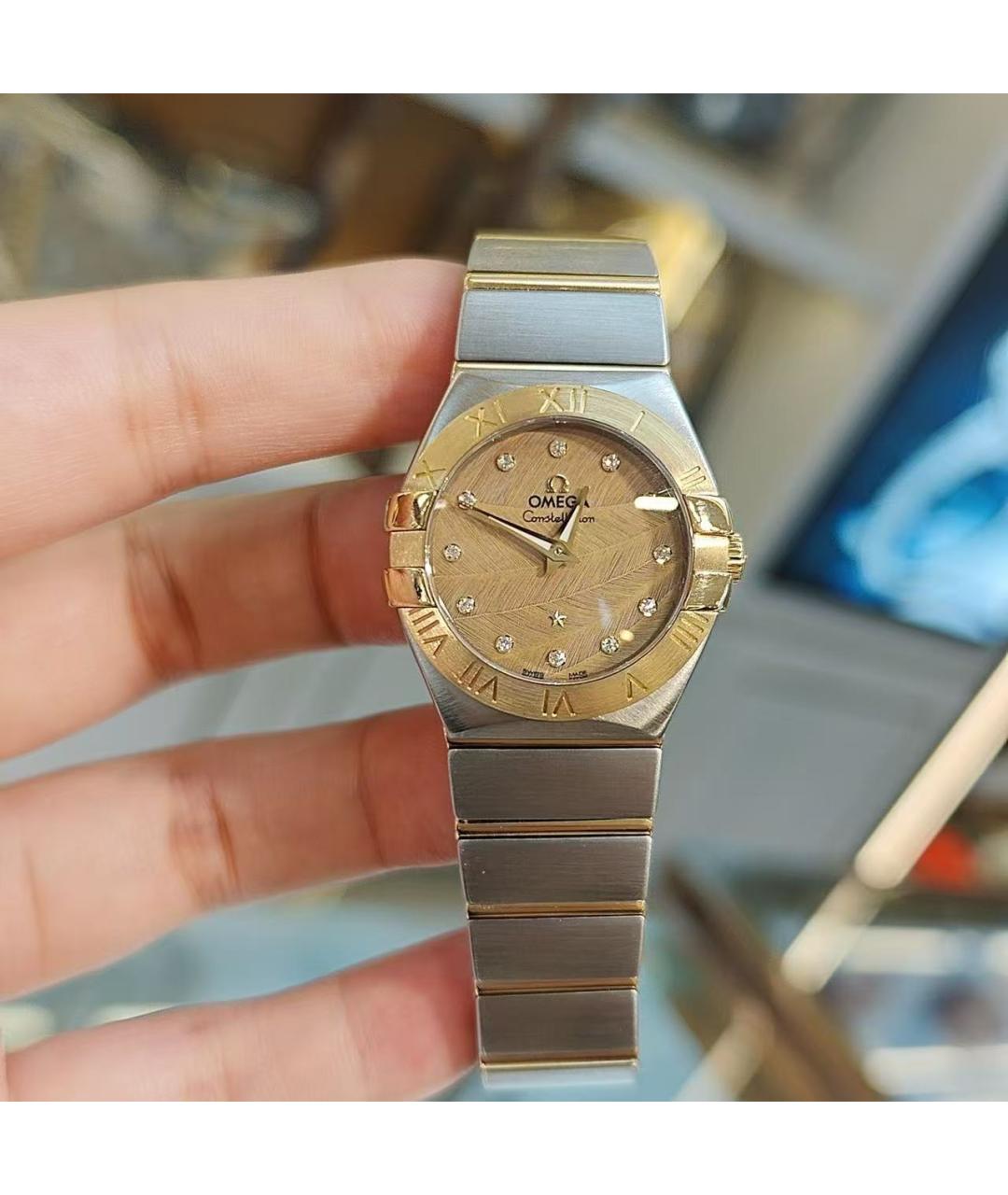 OMEGA Серебряные часы, фото 3