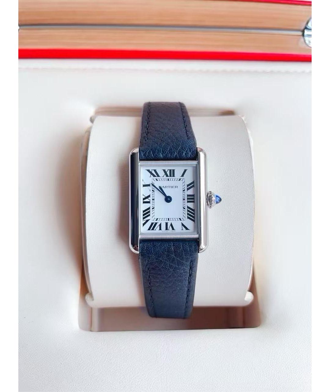 CARTIER Белые часы, фото 2